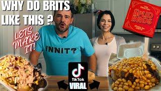 AMERICANS TRY BRITISH FOOD MONSTROSITIES THE SPUD BROTHERS