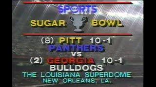 1982 Sugar Bowl Georgia vs #8 Pittsburgh No Huddle