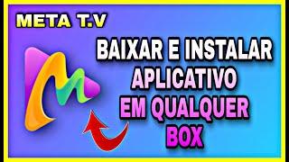 COMO INSTALAR APP META EM QUALQUER BOX