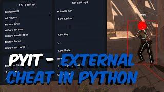 PyIt - external cheat cs2 in python. No write to memory!