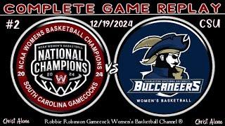 #2 South Carolina Gamecocks Women's Basketball vs. Charleston Southern WBB - 12/19/2024  (FULL GAME)