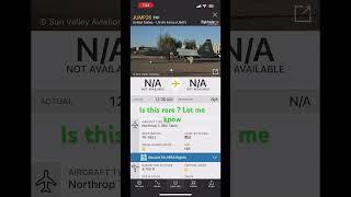 Rare Flightradar24 sighting #rare #plane #flightradar24 #wtf #planespotting