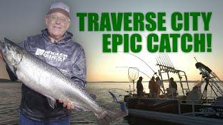 Unforgettable Fishing in Grand Traverse Bay: A Coho & King Salmon Spectacle!