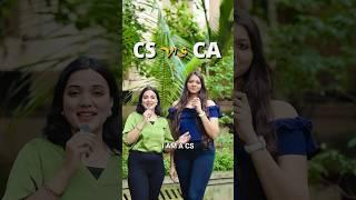 CA v/s CS WHAT is BETTER? @Surbhigandhi99 #ca #cs #icai #castudents