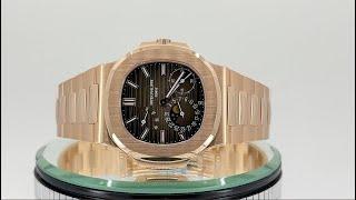 Patek Philippe 5712/1R-001 Nautilus Rose Gold Brown Dial Watch