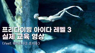 프리다이빙 자격증 아이다3 레벨 교육에선 무엇을 할까? l Ever wonder what goes on in a freediving class? AIDA 3 course (ENG)