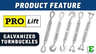 Pro Lift Galvanized Turnbuckles | E-Rigging Products