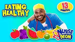 Eating Healthy with Nurse Deon | Educational Health Videos for Kids | Children's Nutrition