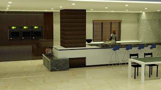 Simple Open Kitchen Design || Sweet Home 3D || House Design