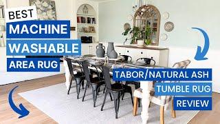 Best Machine Washable Area Rug: Tabor Natural/Ash Tumble Washable Rugs Review