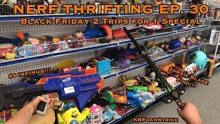 KBFoamStrike's NERF THRIFTING Vlog EP. 30: Black Friday 2 for 1 Special! Infinus Find and More!!!