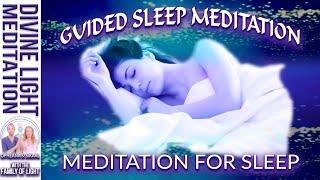 GUIDED SLEEP MEDITATION FOR SLEEP with the Family of Light | Anxiety Insomnia Sleep Meditation