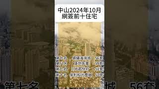 中山10住宅網簽排名前十樓盤，睇睇十一假期邊個樓盤賣得最好 #中山樓盤 #中山樓市訊息 #中山