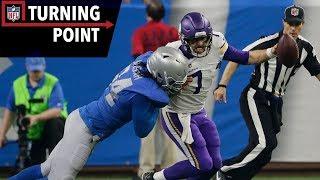 Keenum Provides a Case Study in Grit Against the Lions (Week 12) | NFL Turning Point