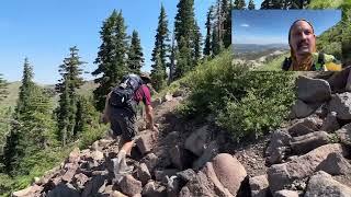 Castle Peak and Basin Peak via Castle Valley Road and PCT