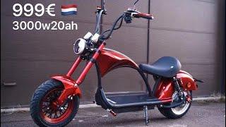 E-Scooter Elektroroller Chopper Harley Citycoco 3000W Zertifiziet EEC r804-m3