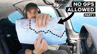 Flying Victoria's 5,000km border with just a paper map