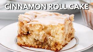 Cinnamon Roll Cake