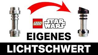 EIGENES Lego Star Wars Lichtschwert herstellen!  Tutorial