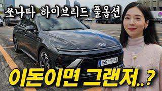 미리 구입한 패밀리카! 4천중반 풀옵션 쏘나타 하이브리드️