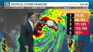 Tropics Update: Tropical Storm Francine on its way to becoming a hurricane