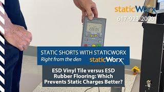 ESD Vinyl Tile versus ESD Rubber Flooring: Which Prevents Static Charges Better?
