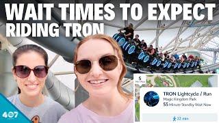 Testing Wait Times for Tron Lightcycle Run  Standby Line with a Disney Travel Agent, Ashley