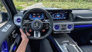 NEW 2025 Mercedes G63 AMG FACELIFT POV Drive! +V8 SOUND! Interior Exterior Review 4K