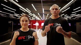 Alex Pereira and Alexa Grasso Train MMA with Stake F1 Drivers