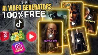 4 FREE AI Video Generators to Create Instagram & TikTok Videos 