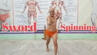 Sword Spinning Art by Swami Satyendra Satyasahib Ji