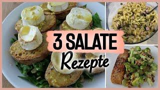 3 SALAT Rezepte  I schnell, einfach & lecker I FoxyLovez