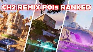 Ranking EVERY FORTNITE REMIX NAMED LOCATION (POI) From Worst To Best (Chapter 2)