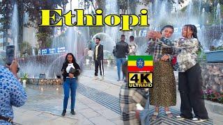 አዲሡ የቦሌ መንገድ አስደናቂ ዉበት| Addis Ababa Walking Tour Bole  Ethiopia [4K]