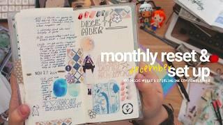 Journal with me: December Reset & Journal Set up | Hobonichi Weeks & Common planner N1