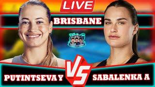 LIVE: Sabalenka A vs Putintseva Y • Brisbane International 2024 #Sabalenka #Putintseva #tennis