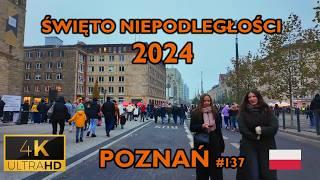 ⁴ᴷ⁶⁰  Poznan/Poland | Peaceful Independence Day (November 2024) [4K]