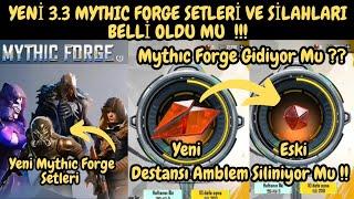 3.3 MYTHIC FORGE İÇERİĞİ BELLİ OLDU MU ?? MYTHIC FORGE KALKIYOR MU | PUBG MOBİLE MYTHIC FORGE 2024