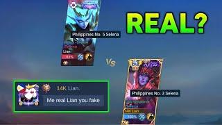 LIAN VS TOP 5 PHILIPPINES SELENA FAKE LIAN! HE DESTROY ME?!