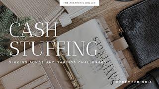 Cash Stuffing | $1,690 | December No. 4 | Savings Challenges | Cash Stuffing for Beginners