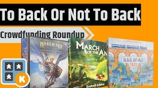 To Back Or Not To Back - Heroes of Might & Magic, Rayman, Emberleaf, Railroad Tiles & More!!!