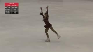 2024 Canadian National Skating Championships. Junior Women. Lulu Lin