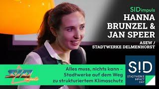 SID2024 Push | Hanna Brunzel & Jan Speer: Stadtwerke auf dem Weg zu strukturiertem Klimaschutz