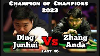 Ding Junhui vs Zhang Anda - Champion of Champions 2023 - Last 16