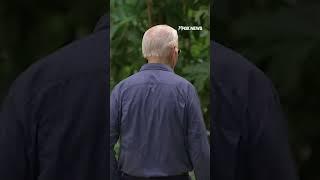 Biden goes viral for post-speech walk-off in Amazon rainforest