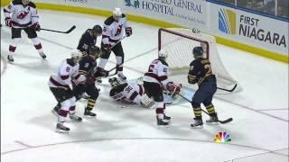 Martin Brodeur Glove Save on Jason Pominville - 11-16-2011