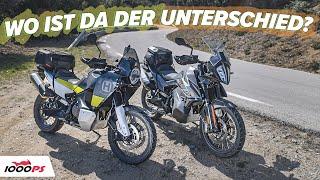 Außen anders, innen gleich? KTM 890 Adventure vs. Husqvarna Norden 901 2022 Motorrad Vergleich/Test