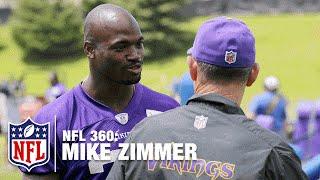 Mike Zimmer: Blunt & Beloved | Adrian Peterson & Vikings Stars Weigh In On Their Coach | NFL 360