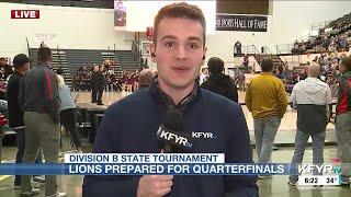 Division B State Tournament highlights; Ben Dackiw reports live