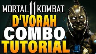 Mortal Kombat 11 D'Vorah Combos - MK11 D'Vorah Combo Tutorial